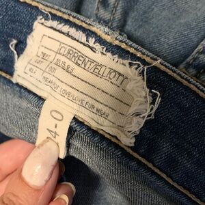 Current/Elliott Women's Classic Blue Boyfriend Jeans